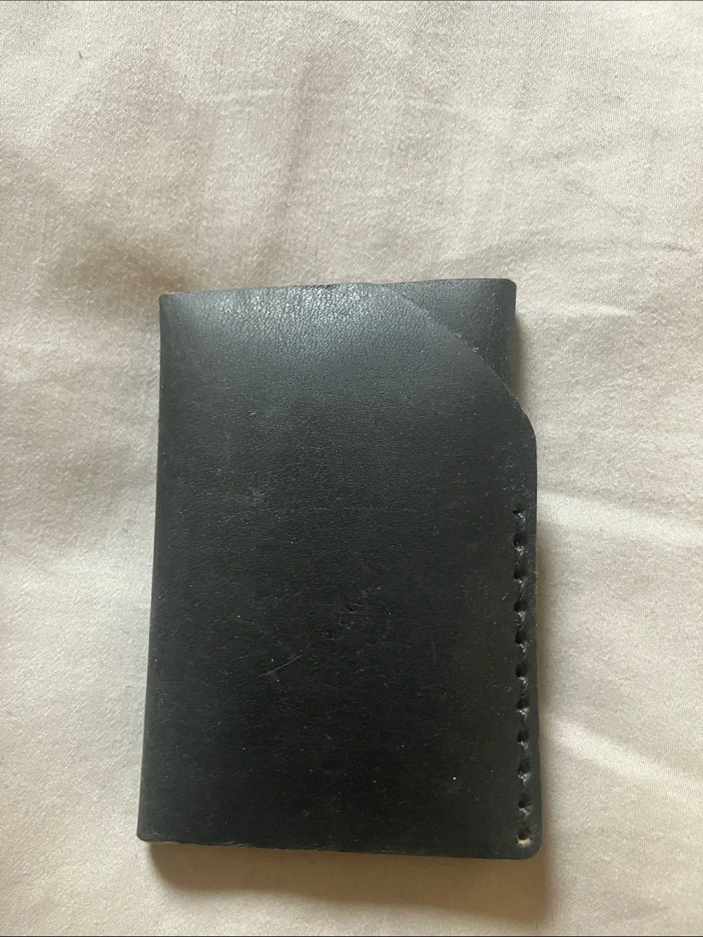 Ezra Arthur No. 2 Card Holder Wallet minimalist leather wallet black